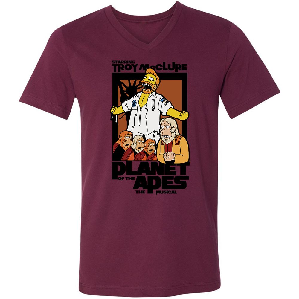 Stop the Planet of the Apes - Maroon - 6