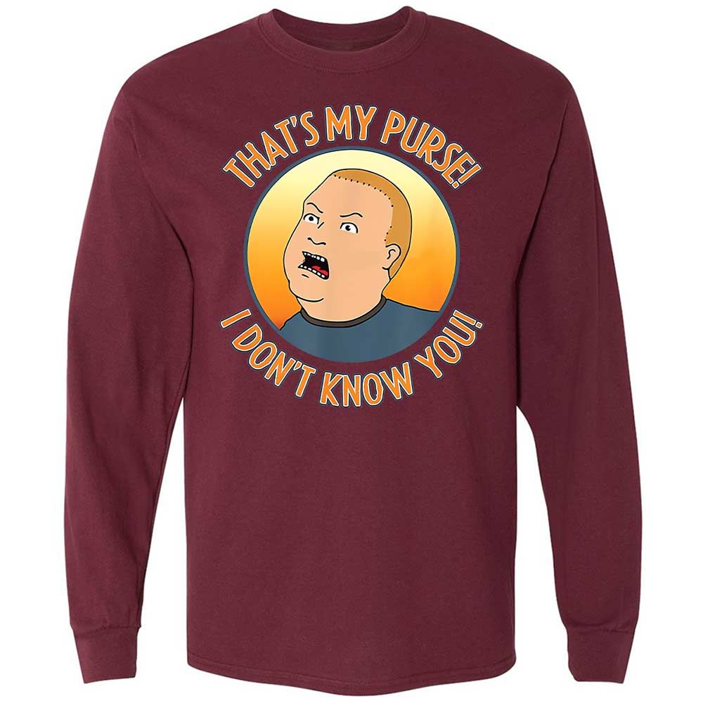 Long Sleeve T-Shirt - 8J4T35N7 - Maroon - 6