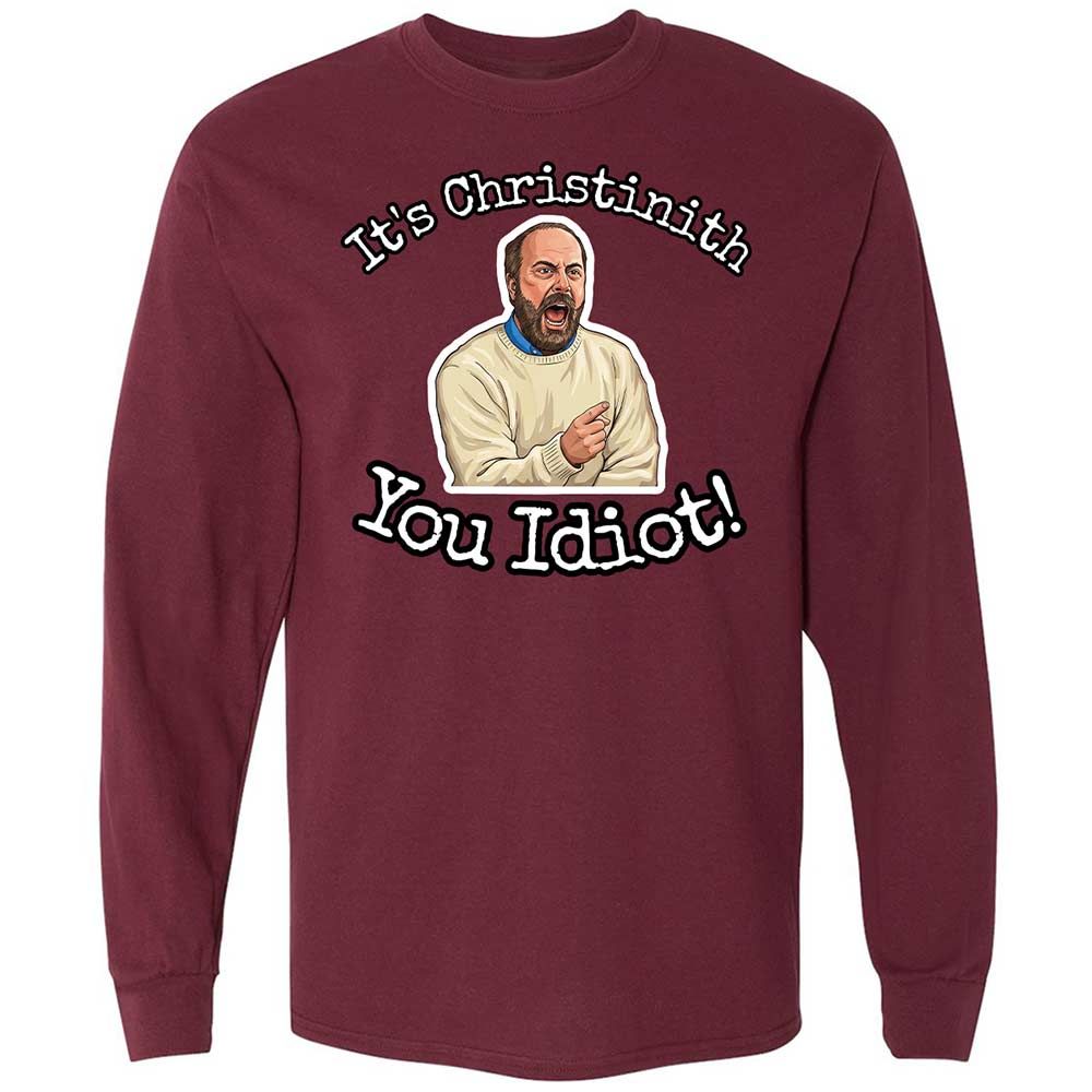 Long Sleeve T-Shirt - ZKHXQHDY - Maroon - 6