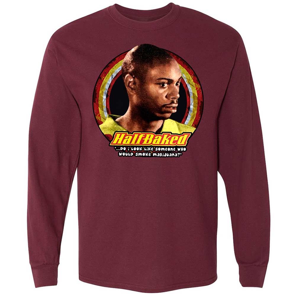 Long Sleeve T-Shirt - X83QJGMB - Maroon - 6