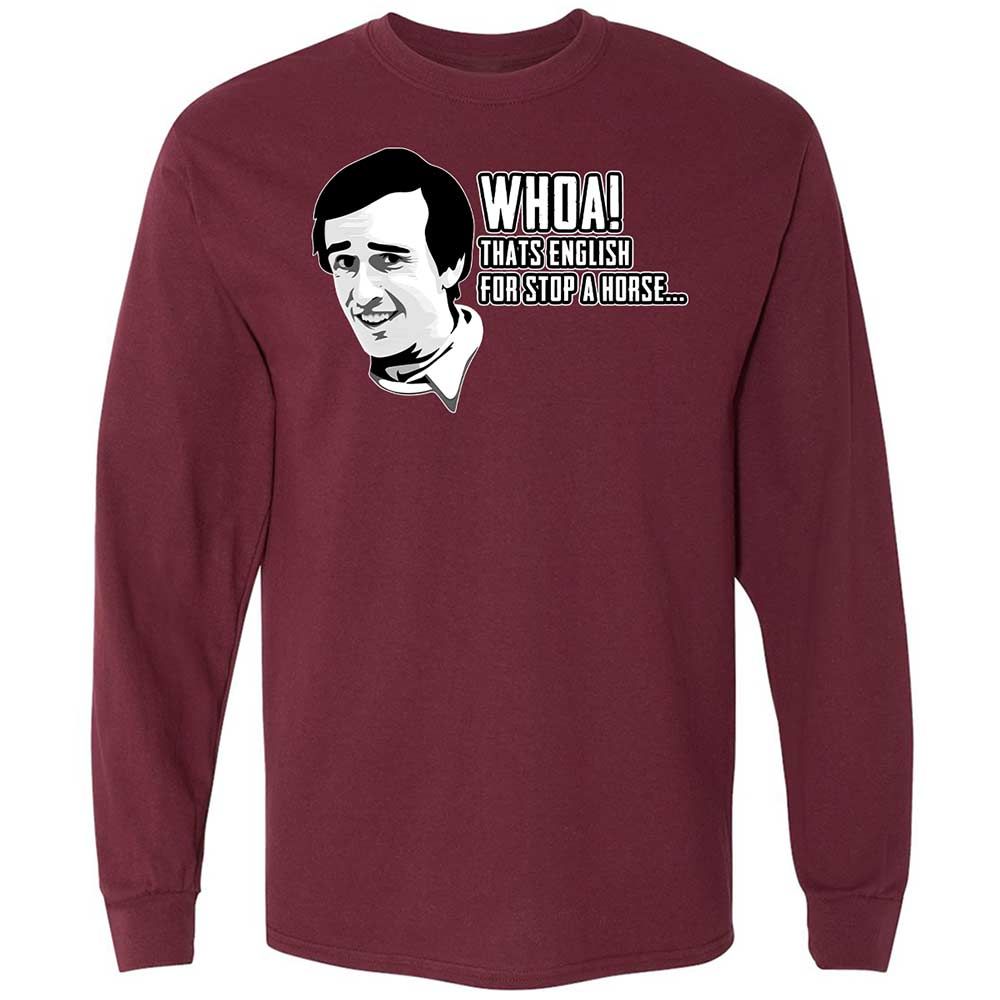 Long Sleeve T-Shirt - QFNP3US7 - Maroon - 6