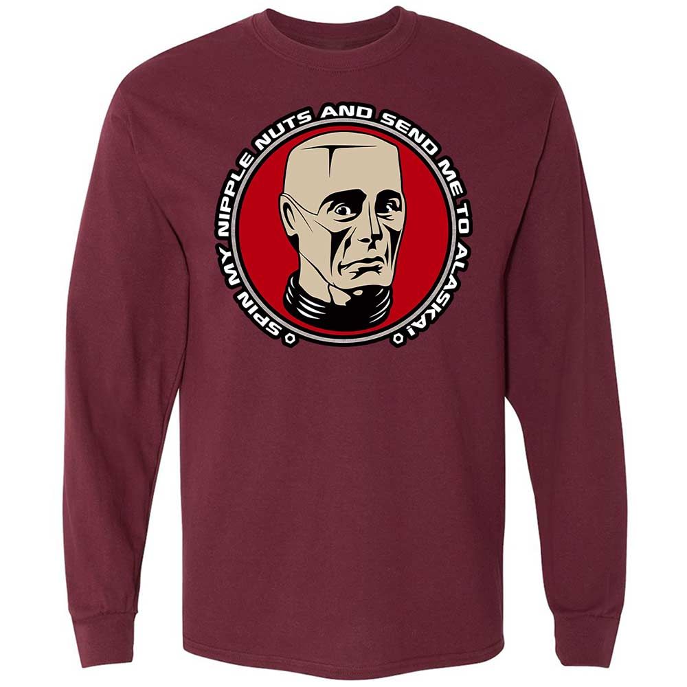 Long Sleeve T-Shirt - 1XEG5315 - Maroon - 6