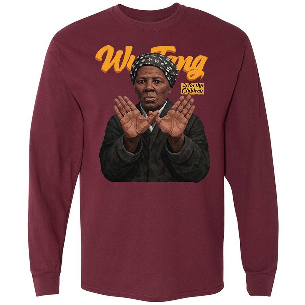 Long Sleeve T-Shirt - Black - Maroon - 6
