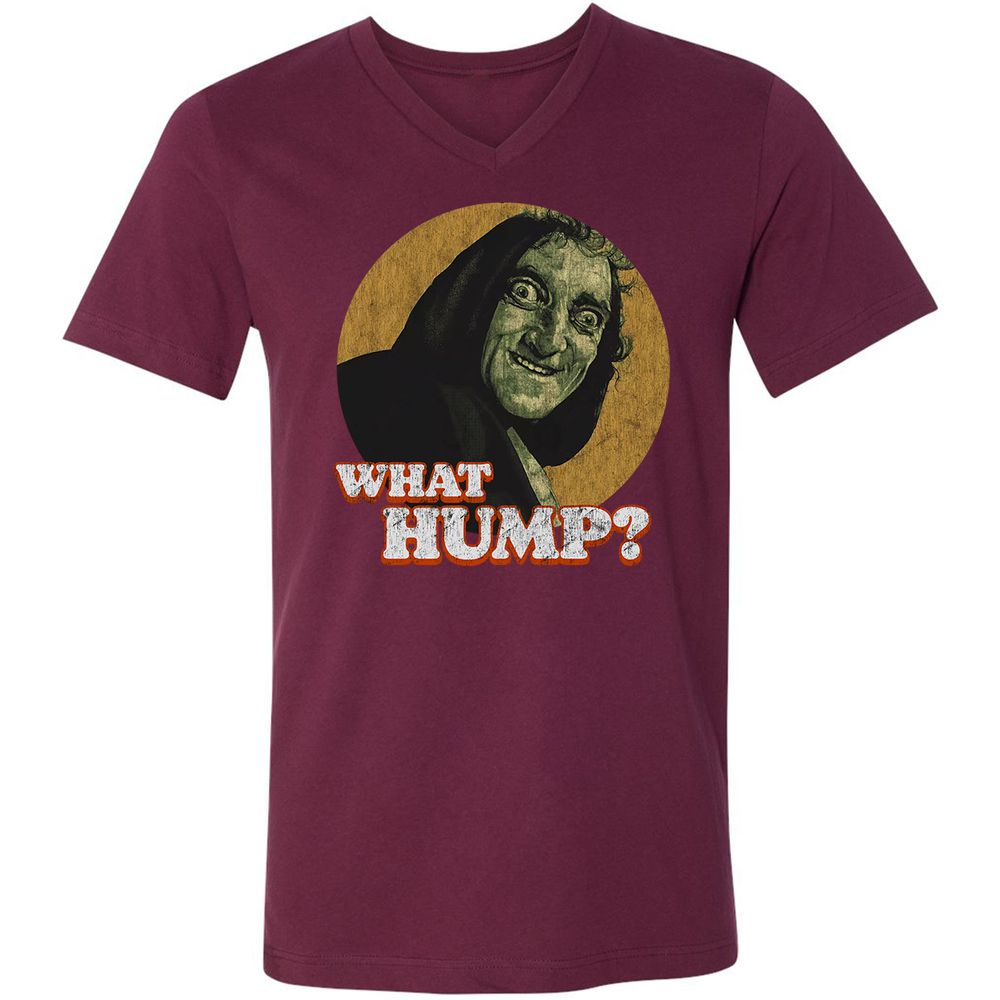 Unisex V-Neck T-Shirt - CTG9RTBQ - Maroon - 6