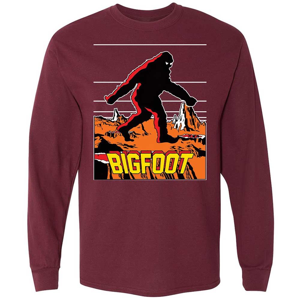 Long Sleeve T-Shirt - YURQWEV4 - Maroon - 6