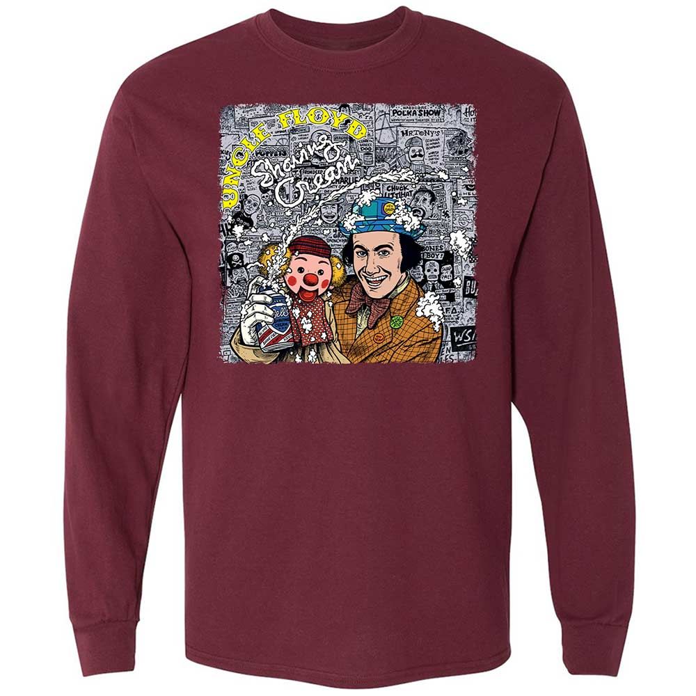 Long Sleeve T-Shirt - BJBEXNRQ - Maroon - 6