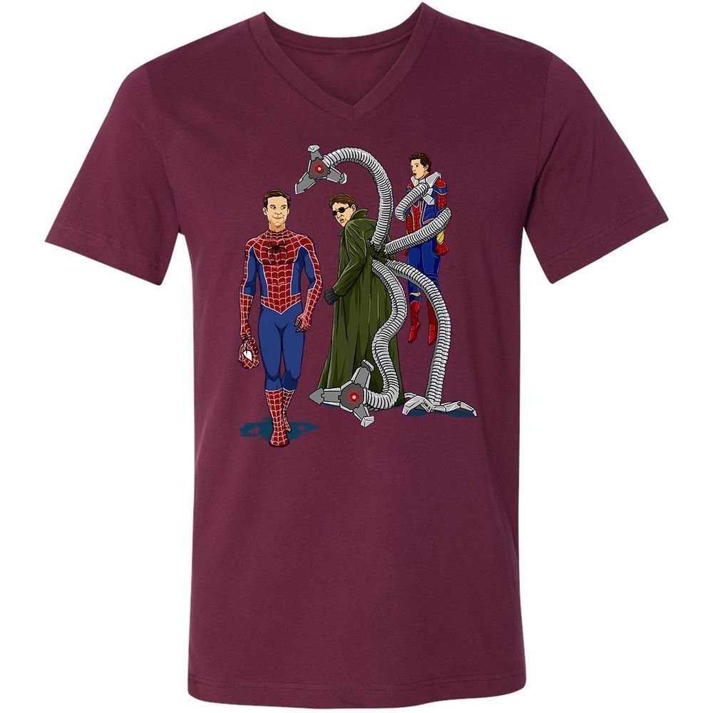 Unisex V-Neck T-Shirt - DA53274B - Maroon - 6