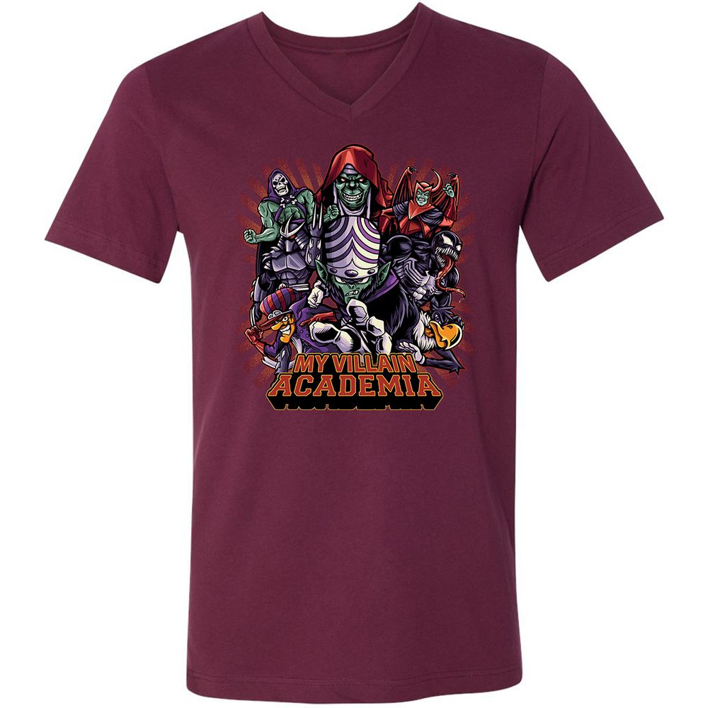 Unisex V-Neck T-Shirt - G3E5142V - Maroon - 6