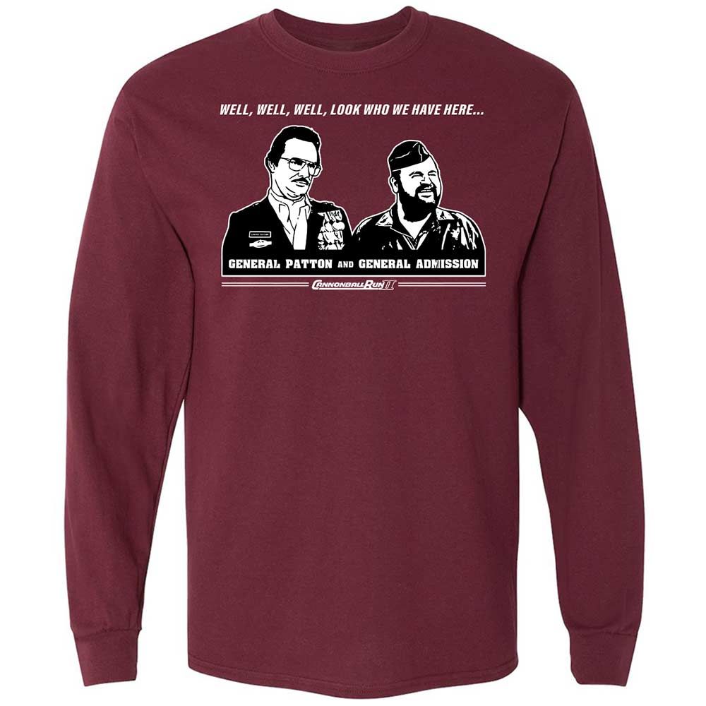 Long Sleeve T-Shirt - 1574M3G3 - Maroon - 6