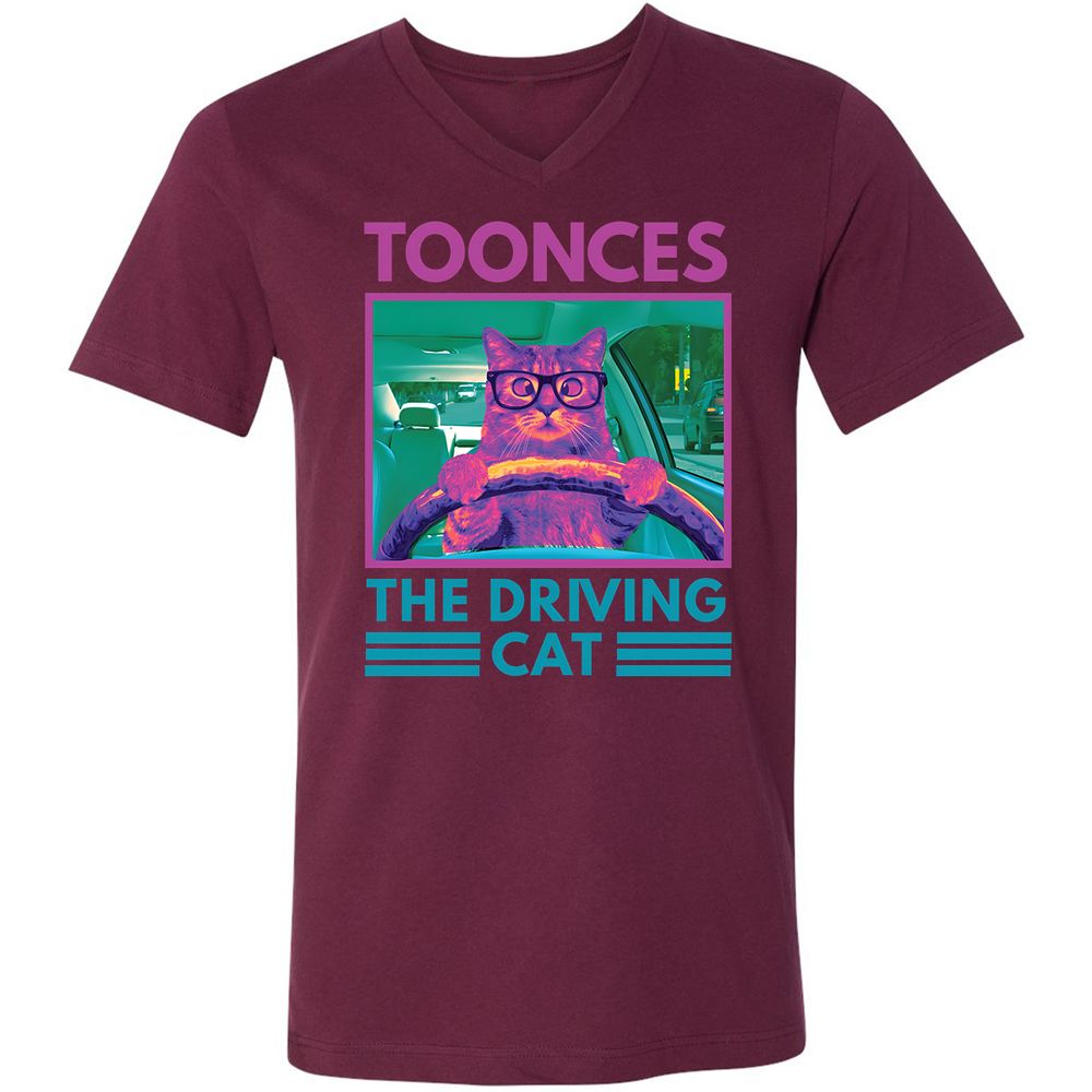The Driving Cat - Maroon - 6