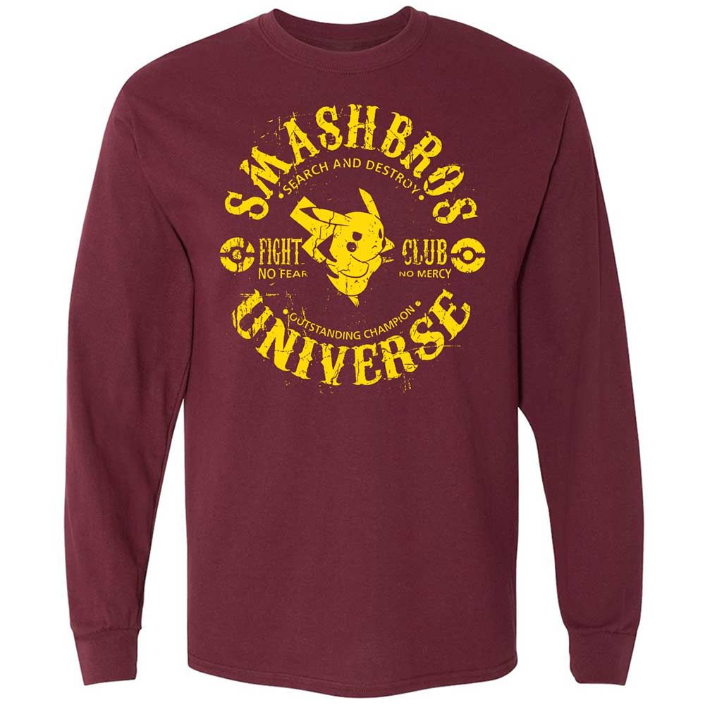 Long Sleeve T-Shirt - C2CP6DWS - Maroon - 6