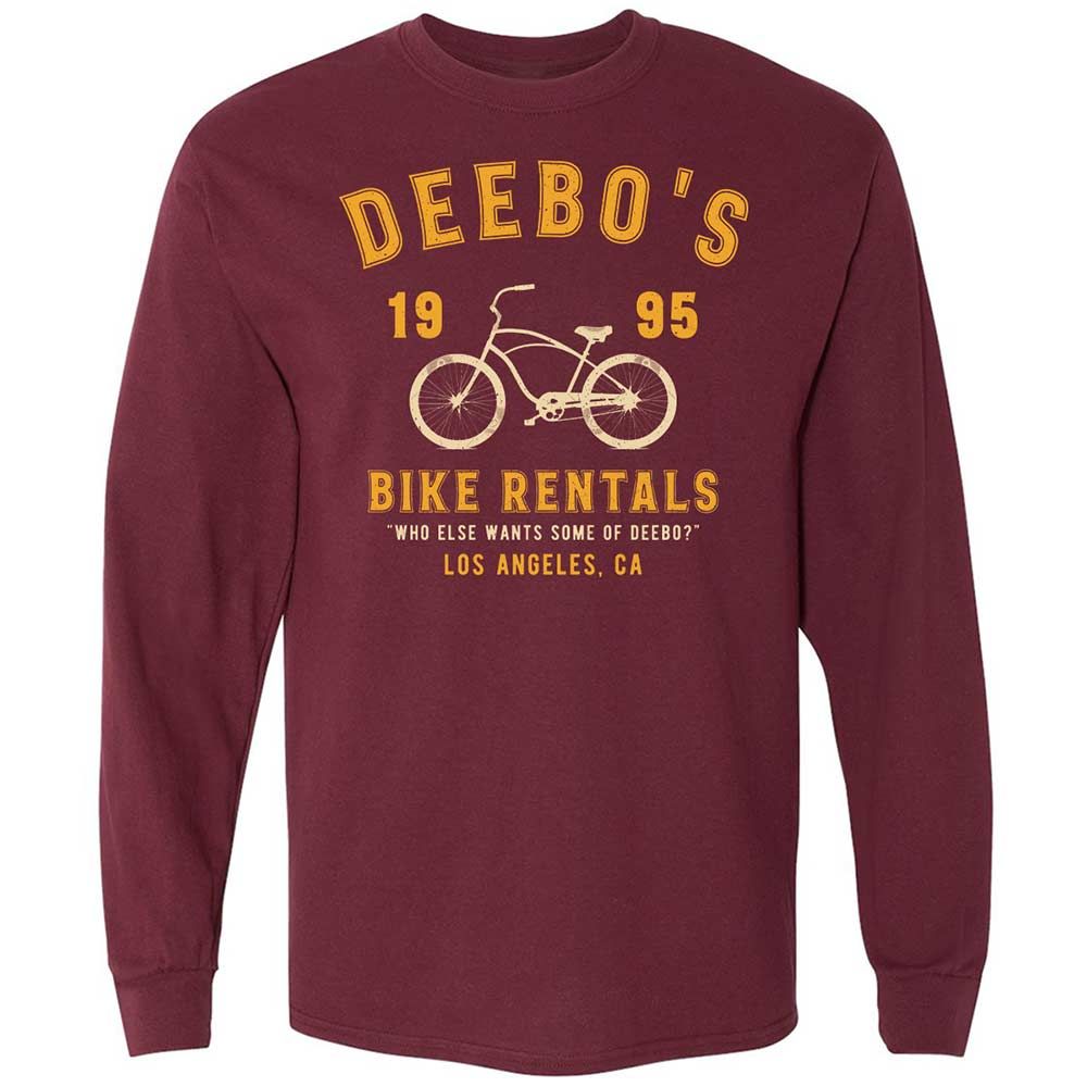 Long Sleeve T-Shirt - 4TGAYKX7 - Maroon - 6