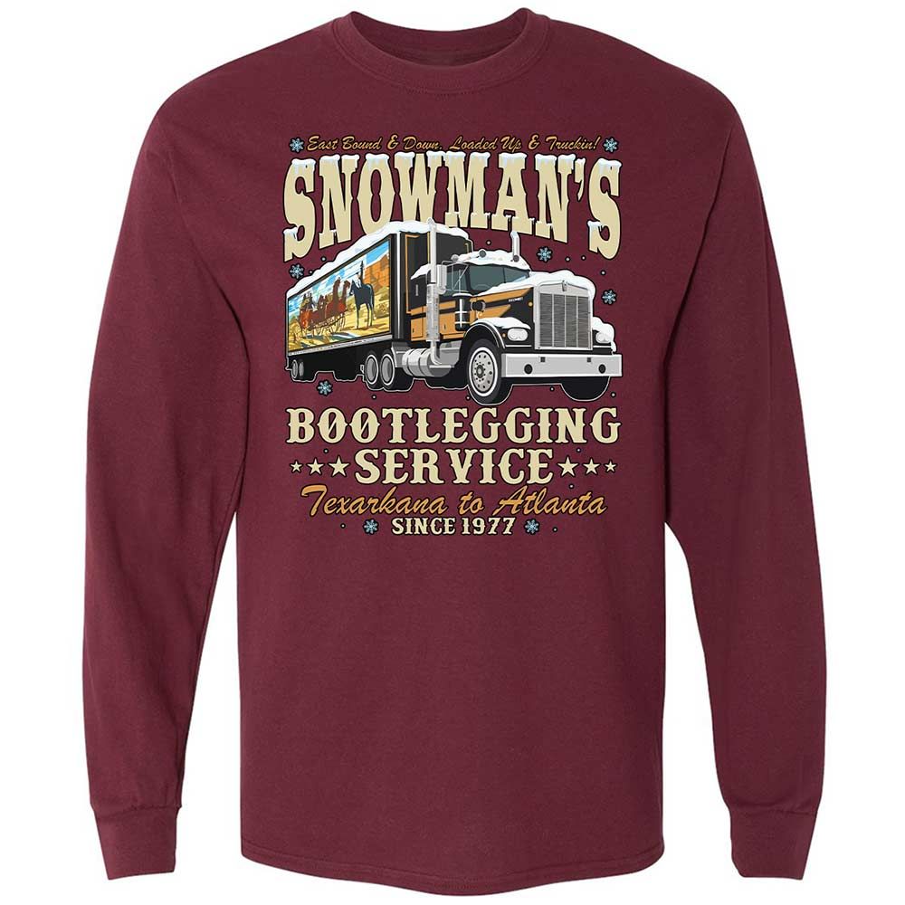 Snowman's Bootlegging Service - Maroon - 6