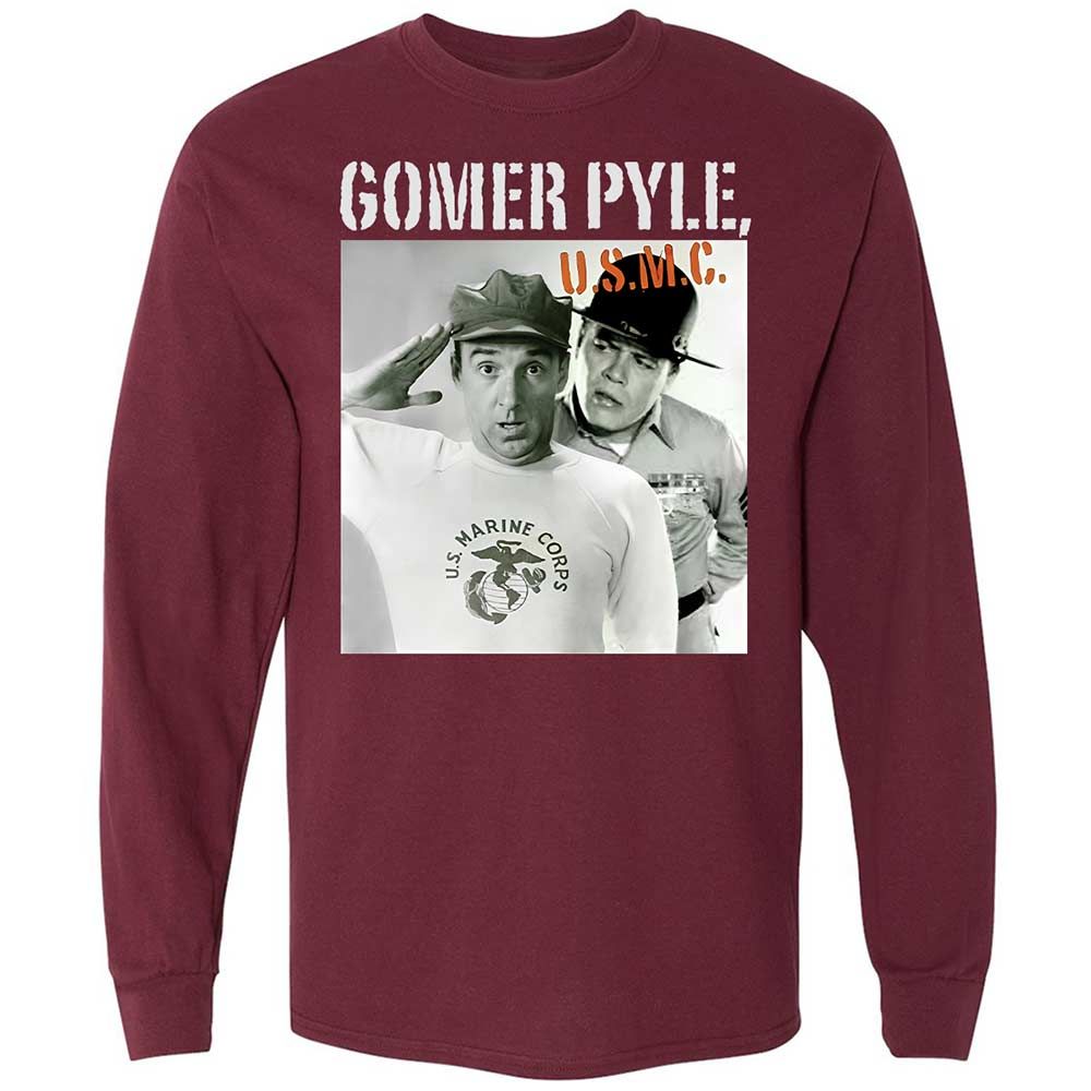 Long Sleeve T-Shirt - 9K9QBV7X - Maroon - 6