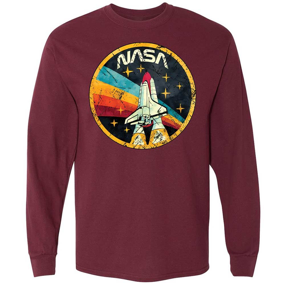 USA Space Agency Vintage Colors - Maroon - 6