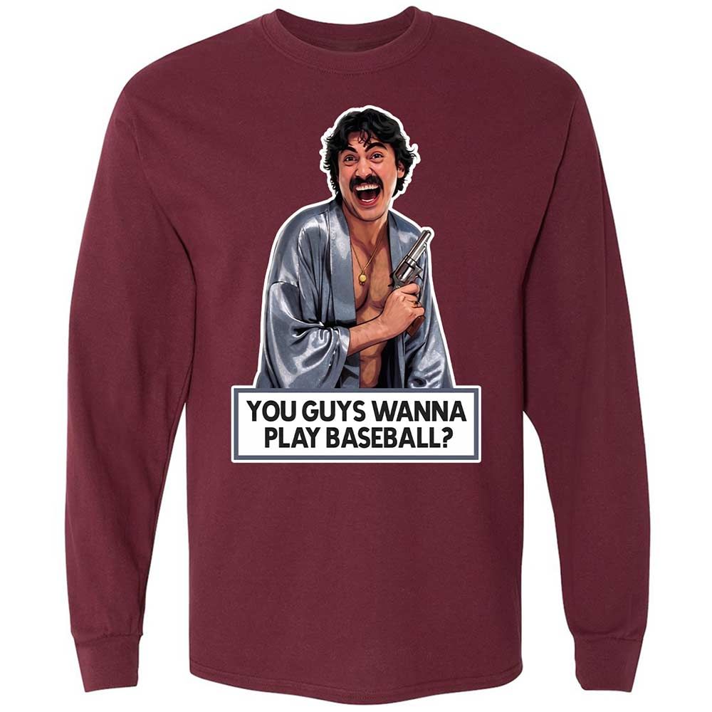 Long Sleeve T-Shirt - C9PTA8Q2 - Maroon - 6