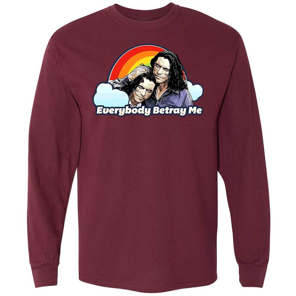 Long Sleeve T-Shirt - 3978HG8X - Maroon - 6