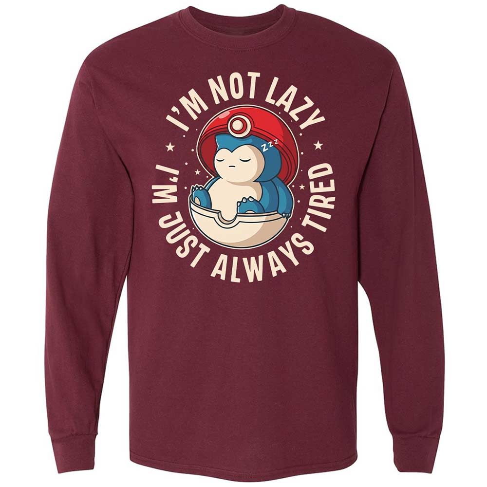 Long Sleeve T-Shirt - XG24HK9K - Maroon - 6