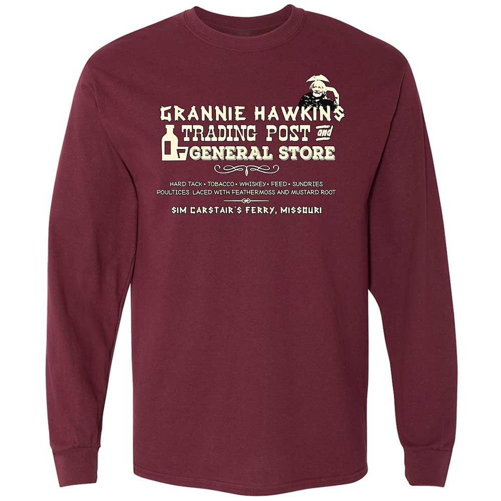 Long Sleeve T-Shirt - BEE2HQ6E - Maroon - 6
