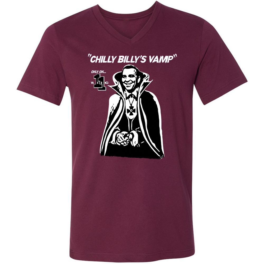 Unisex V-Neck T-Shirt - BL22T6U6 - Maroon - 6