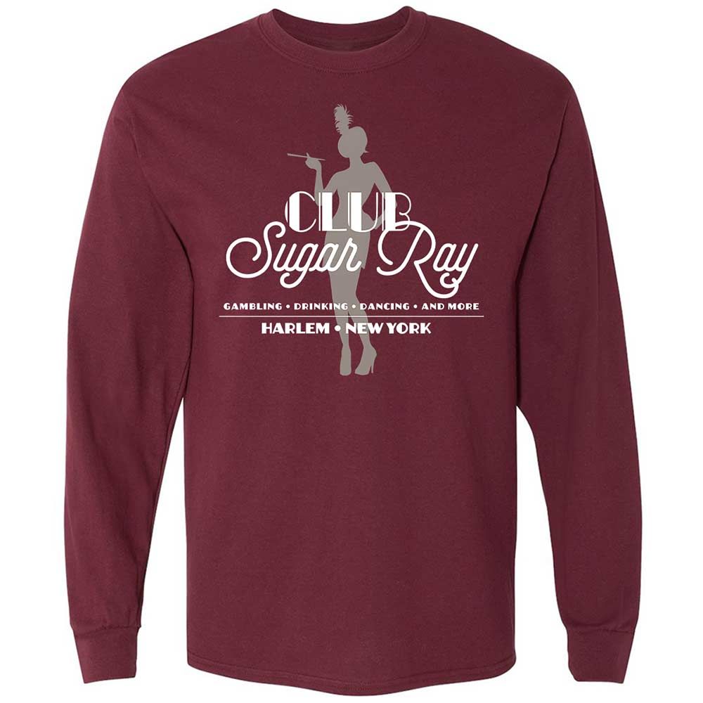 Long Sleeve T-Shirt - EZ6BQSS8 - Maroon - 6