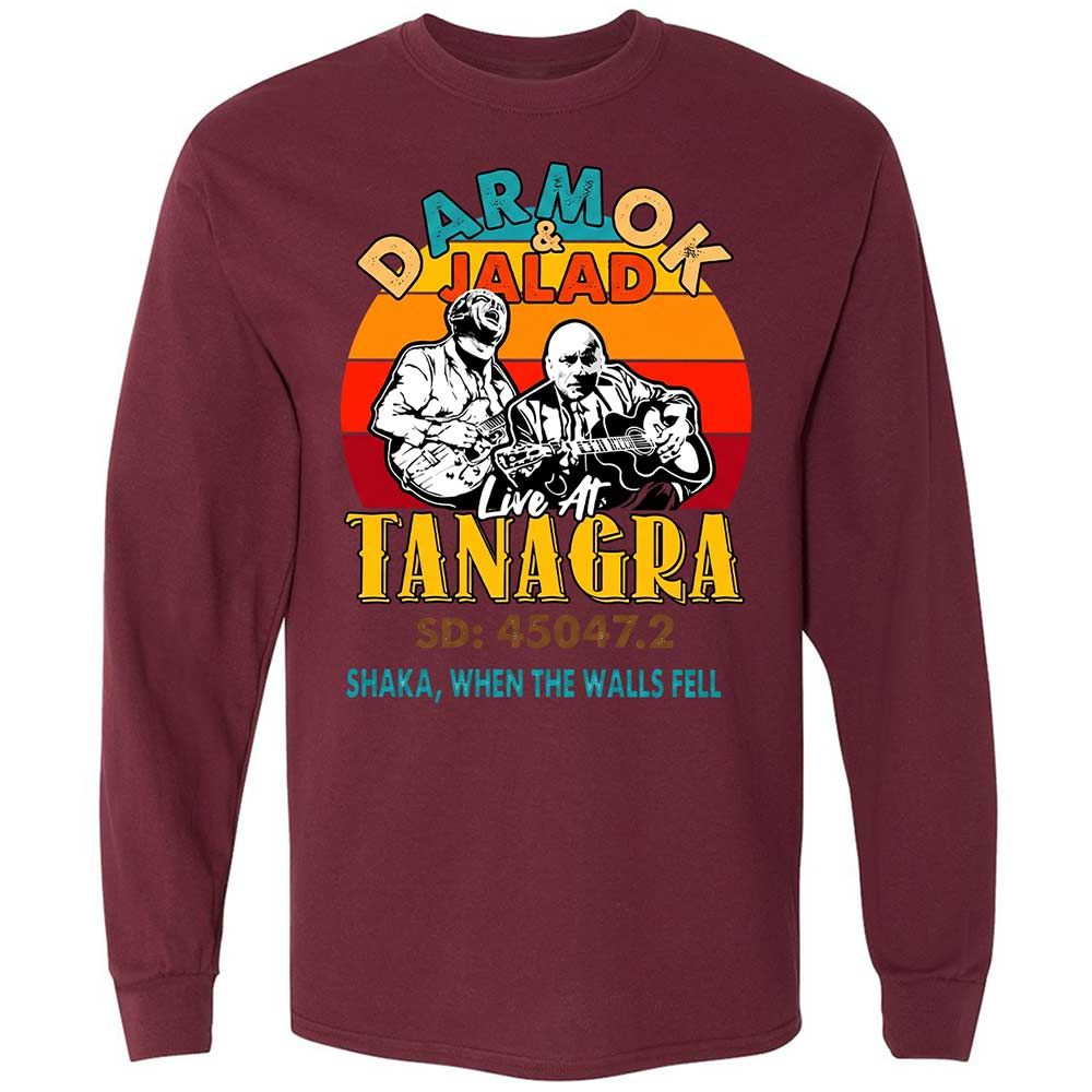 Long Sleeve T-Shirt - 4LH6RP1F - Maroon - 6