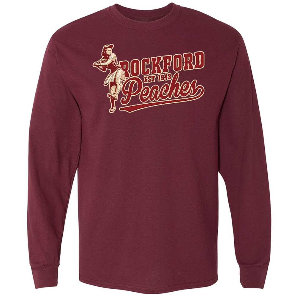 Long Sleeve T-Shirt - DKHTC3UW - Maroon - 6