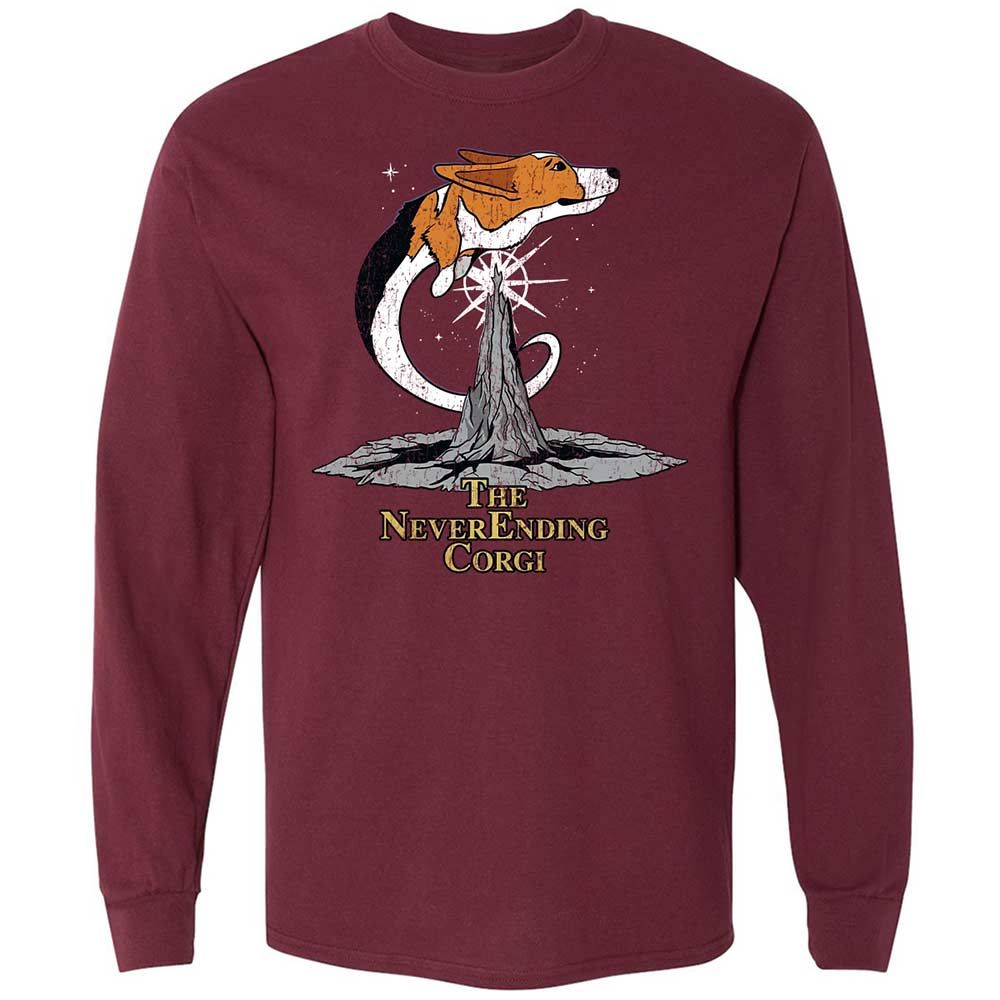 The NeverEnding Corgi - Maroon - 6