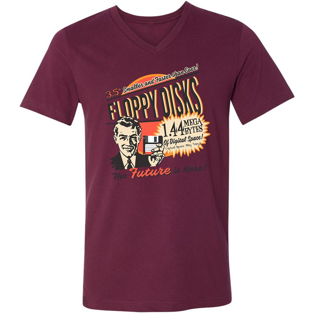 Floppy Disk Retro - Maroon - 6
