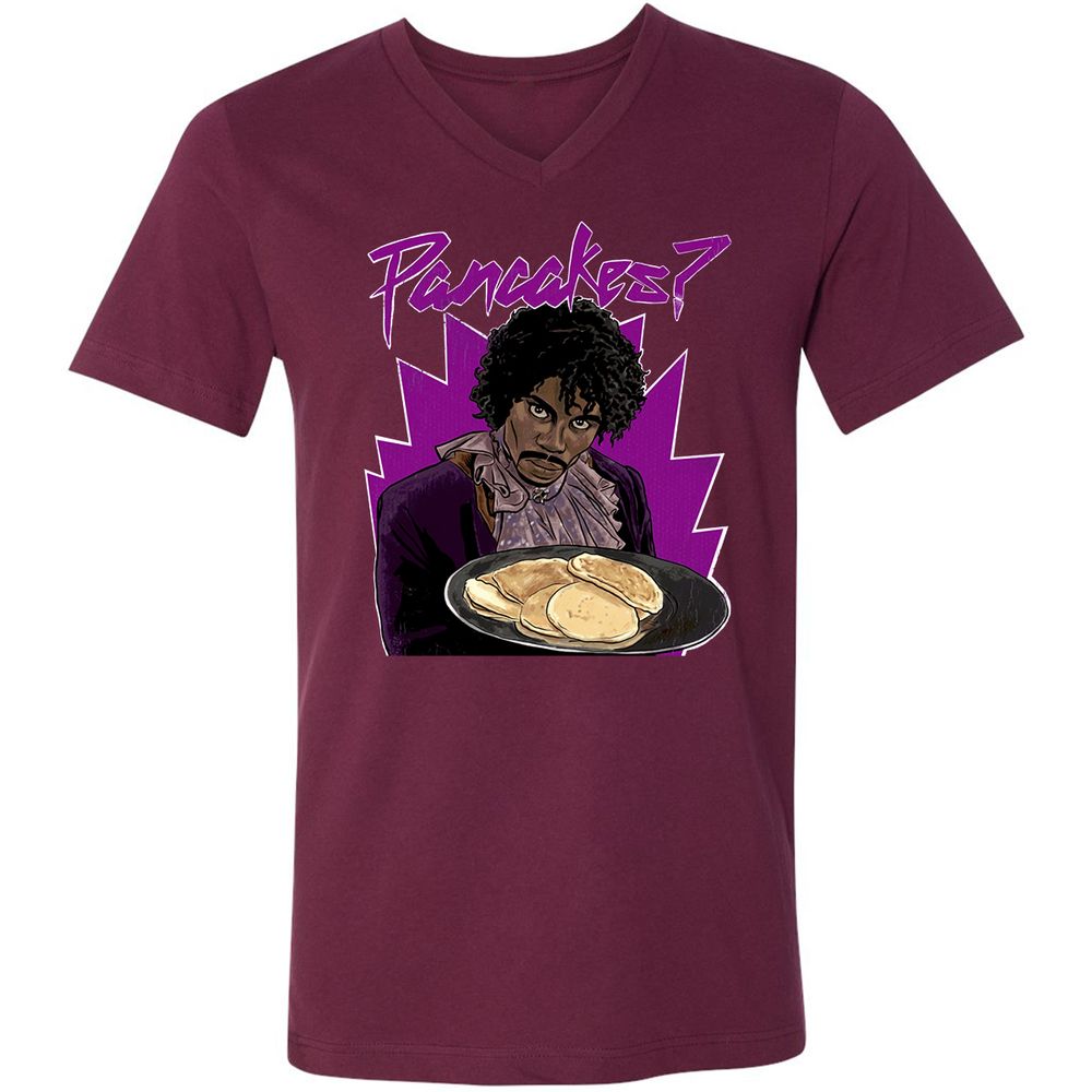 Unisex V-Neck T-Shirt - HR477FAL - Maroon - 6