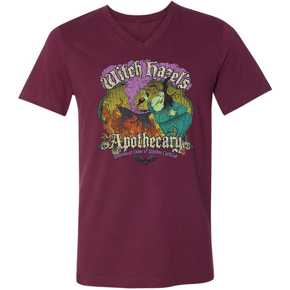 Unisex V-Neck T-Shirt - VM93RMDP - Maroon - 6