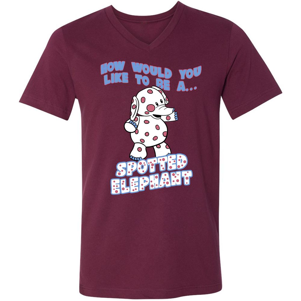 Spotted Elephant - Maroon - 6