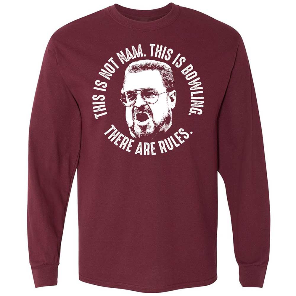 Long Sleeve T-Shirt - 5UUFVE7V - Maroon - 6
