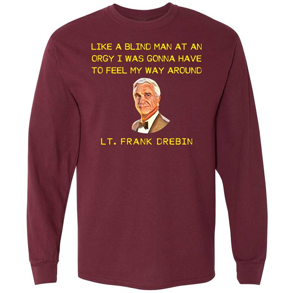 Long Sleeve T-Shirt - ZRSRUVUD - Maroon - 6