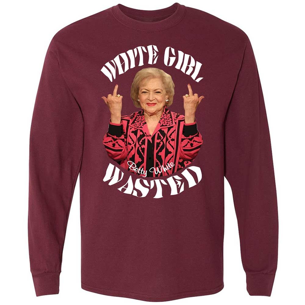 Long Sleeve T-Shirt - GLRTY32G - Maroon - 6