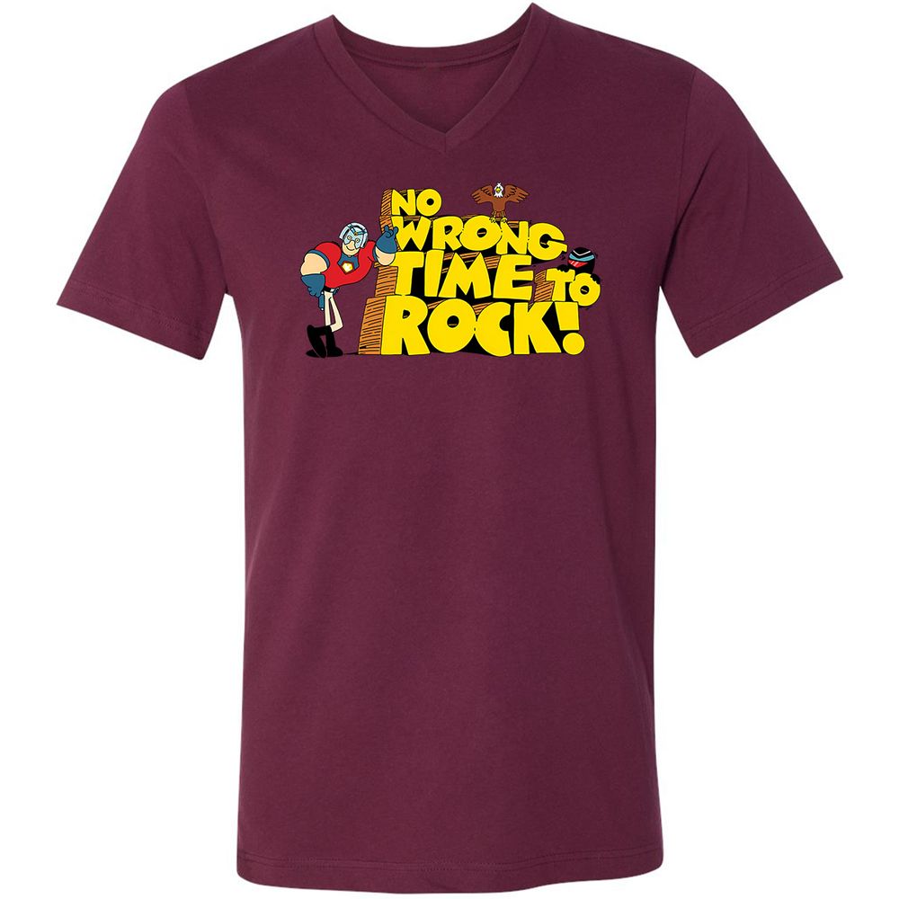 Unisex V-Neck T-Shirt - 6P3RLVDD - Maroon - 6