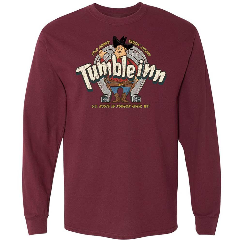 Long Sleeve T-Shirt - GQ35Q9GD - Maroon - 6