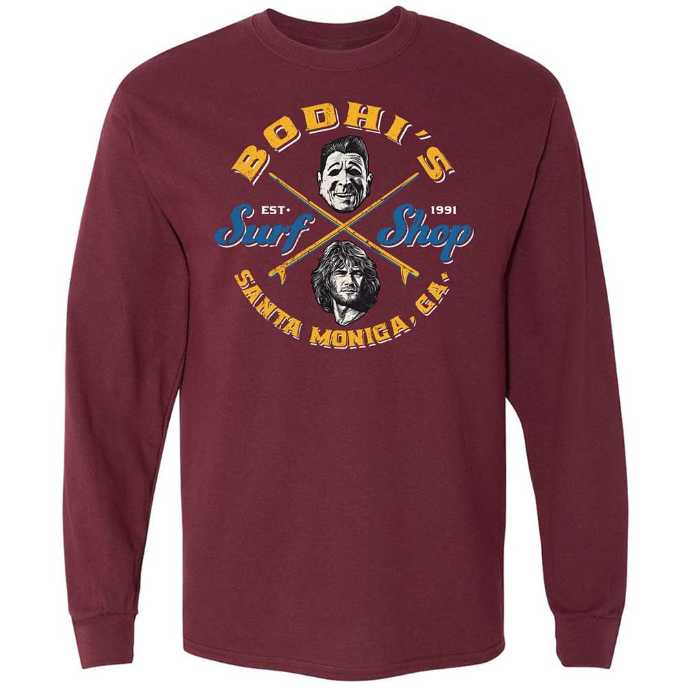 Long Sleeve T-Shirt - 3CQMQZX2 - Maroon - 6