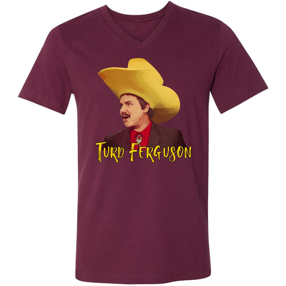 Unisex V-Neck T-Shirt - DA54814C - Maroon - 6