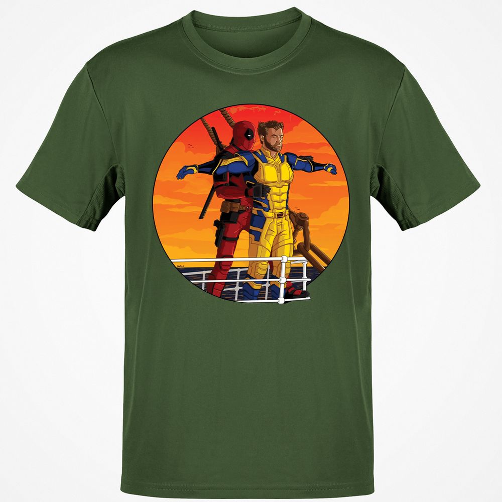 Classic Unisex T-Shirt - XADUA413 - Military Green - 6