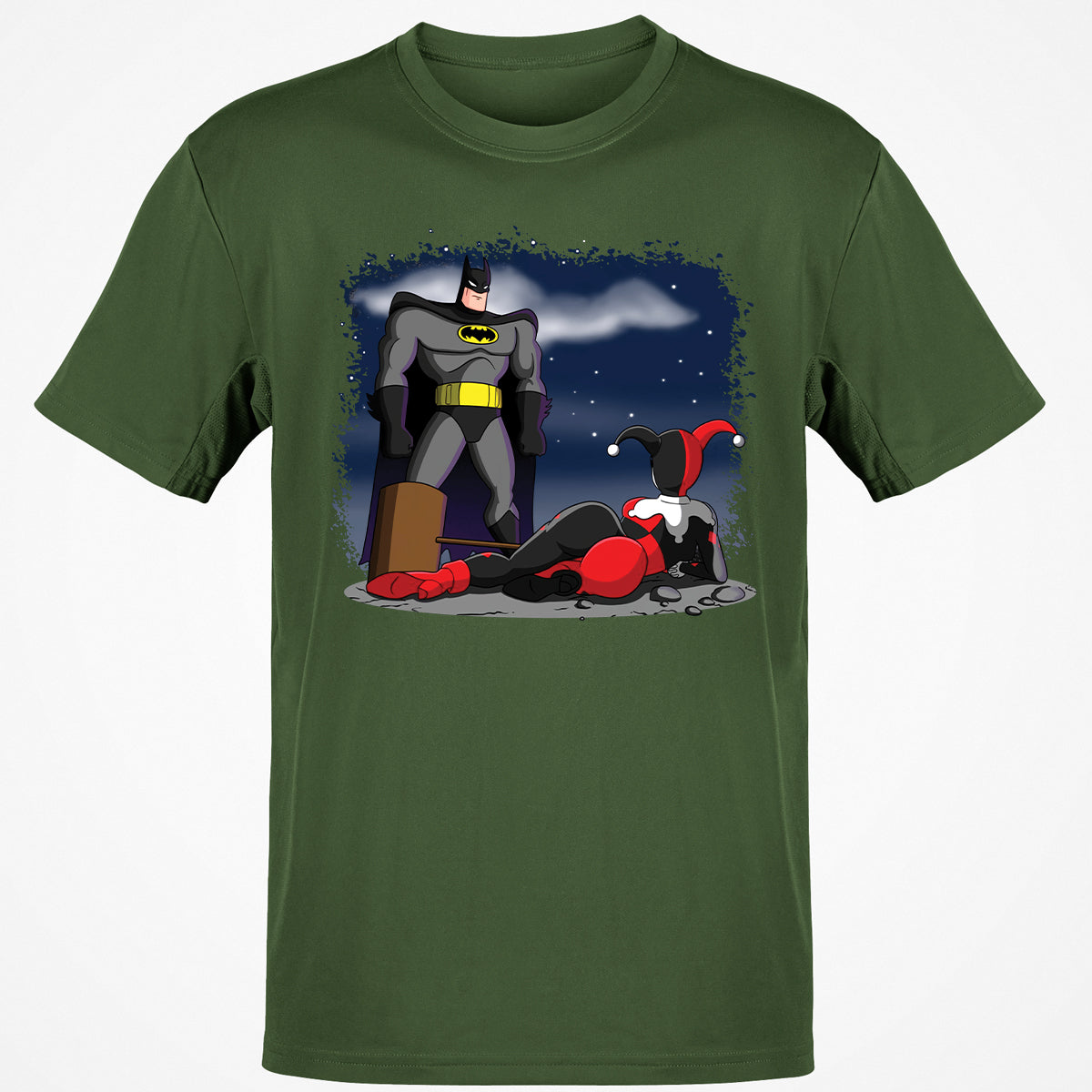 Classic Unisex T-Shirt - PKUG97ZQ - Military Green - 6