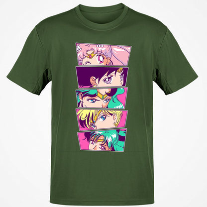 Classic Unisex T-Shirt - Q2AMUS9J - Military Green - 6