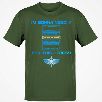 Classic Unisex T-Shirt - VVBBD5ZY - Military Green - 6
