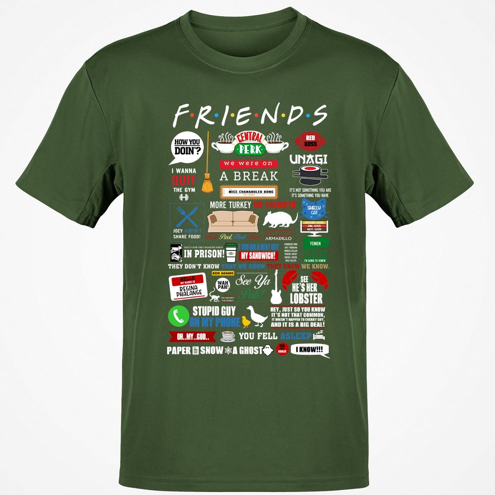 Classic Unisex T-Shirt - EFJAHL8Y - Military Green - 6