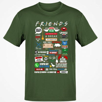 Classic Unisex T-Shirt - EFJAHL8Y - Military Green - 6