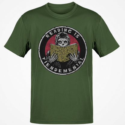 Reading Is Fiendemental - Military Green - 6