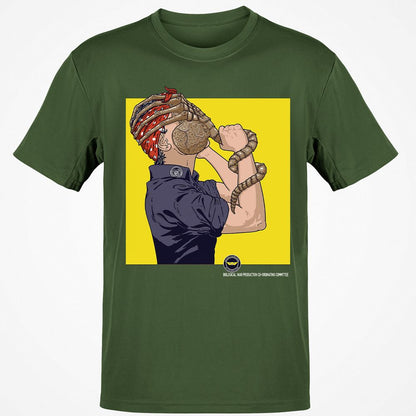 Classic Unisex T-Shirt - 76B8Y1KA - Military Green - 6