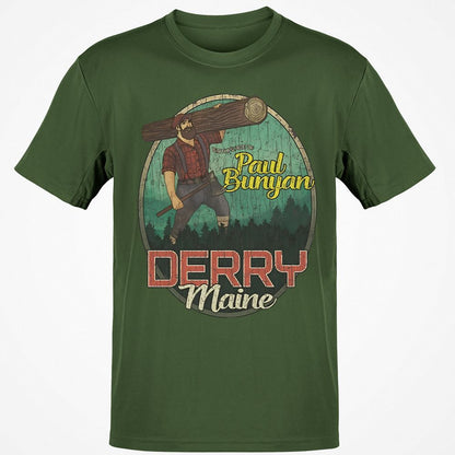 Derry Birthplace of Paul Bunyan - Military Green - 6