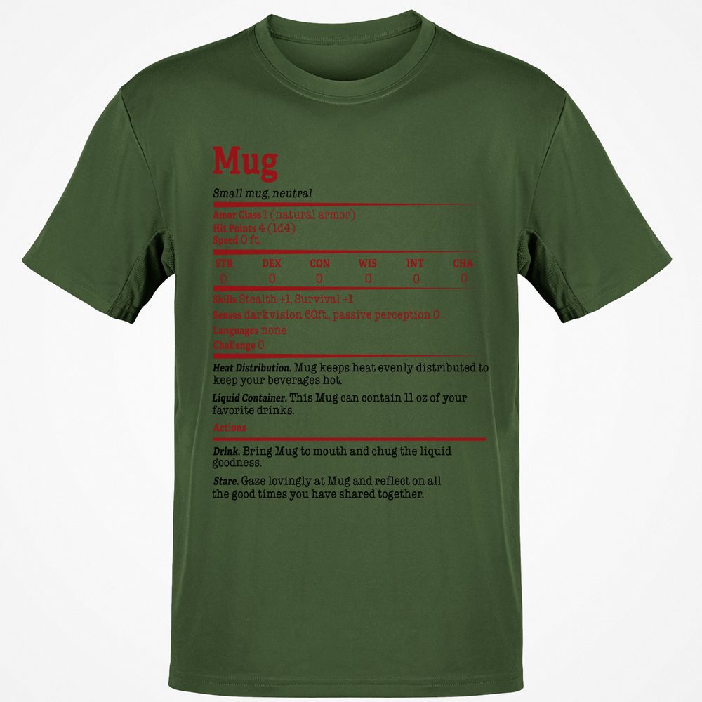 Classic Unisex T-Shirt - M9F6C3V7 - Military Green - 6