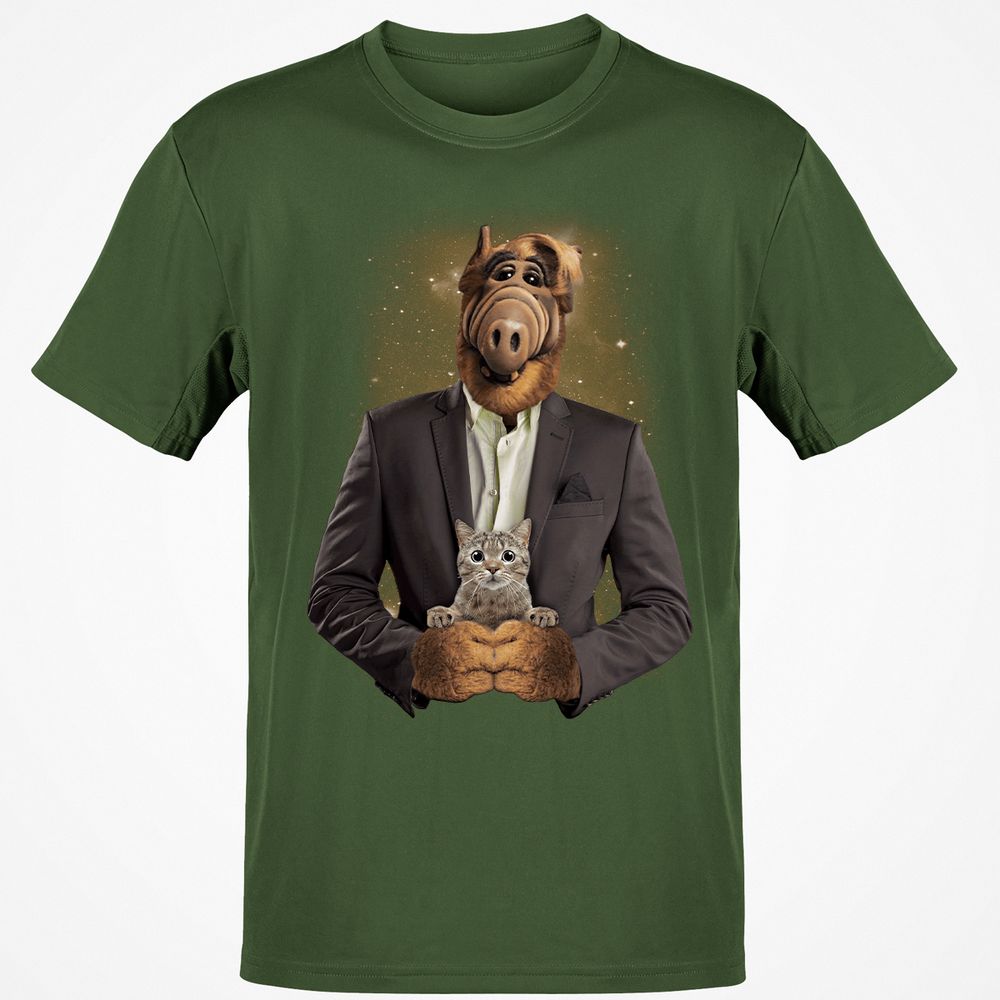 Classic Unisex T-Shirt - XZE8UFCW - Military Green - 6